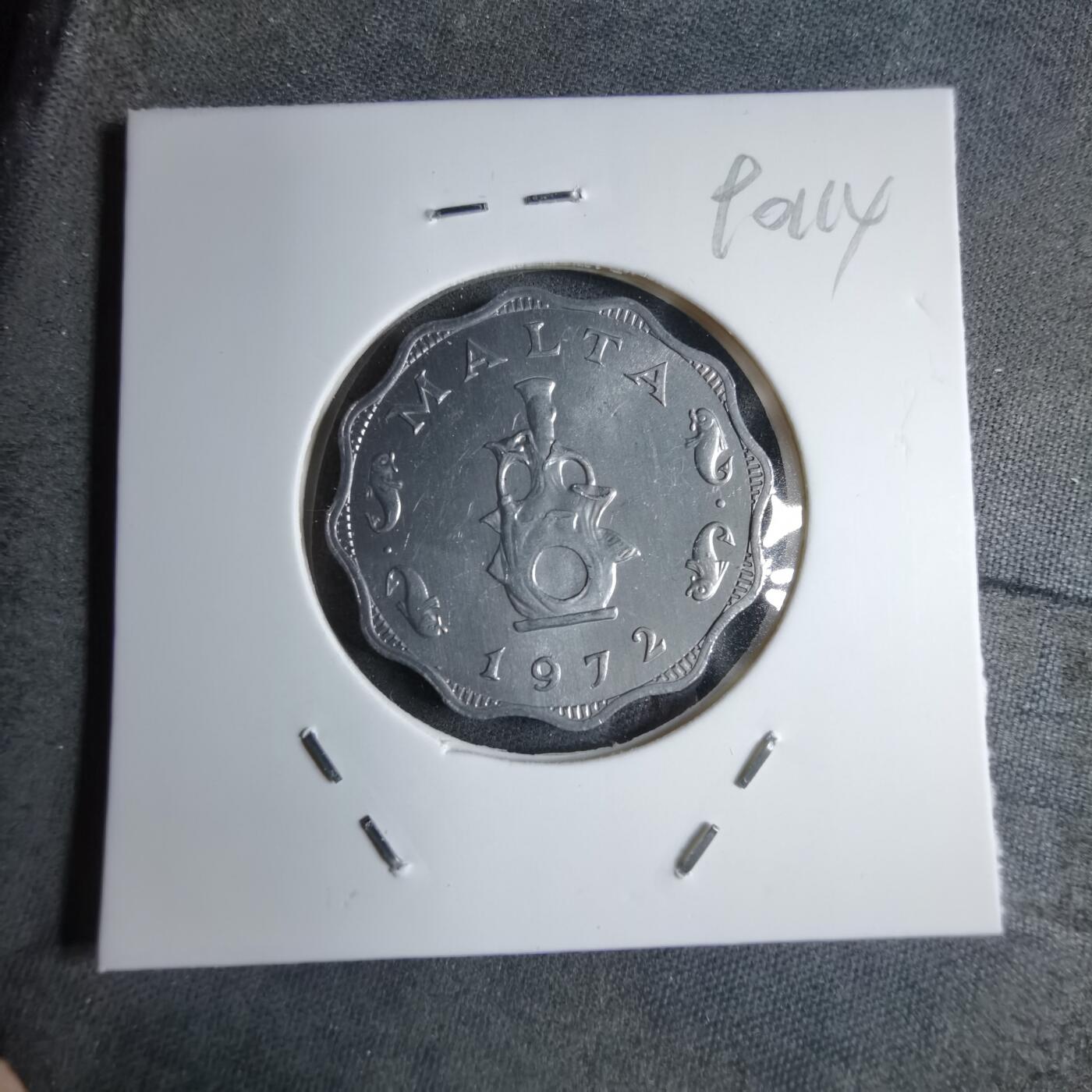 沼泽如烟--第890场 马耳他1972年5米尔