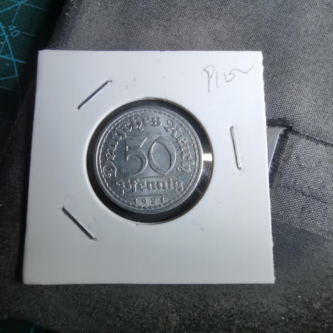 沼泽如烟--第891场 德国1921年50芬尼