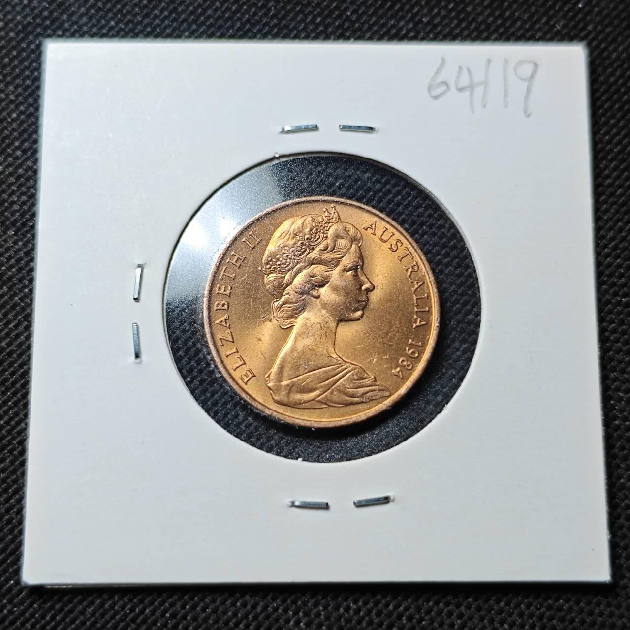 KK钱币收藏小铺  第364场  2月预留时间 周末发货  澳大利亚2分 好品