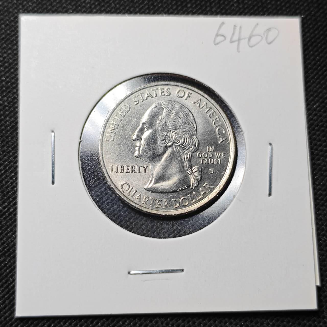 KK钱币收藏小铺  第364场  2月预留时间 周末发货  美国25分纪念币 好品