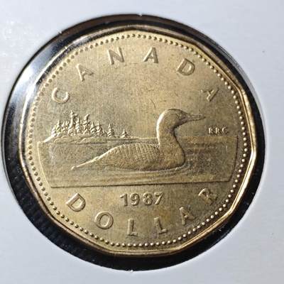 KK钱币收藏小铺  第364场  2月预留时间 周末发货 -  加拿大1元 好品