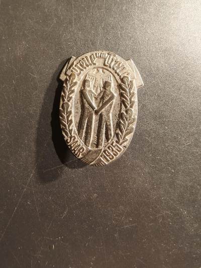 老王徽章第161期 - 德三1935萨尔全民公投回归证章