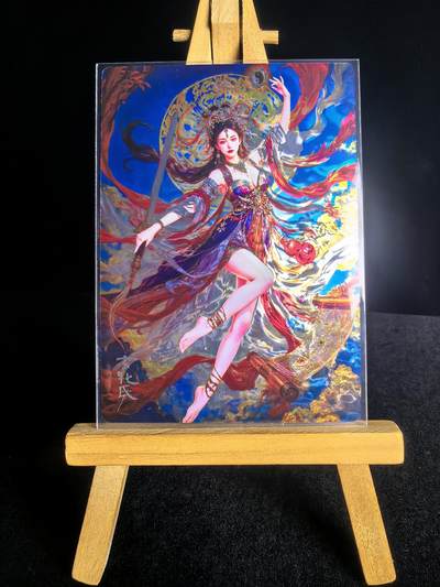 拒绝佣金 不寄存  卡牌设有底价 拒绝小号抬价 大家放心拍 所有拍品全部有卡膜 自制卡牌 不包厂瑕 放大镜 品控 勿拍 流拍商品会循环 感谢大家支持 留个关注 不定时上新 谢谢 - 奇点卡牌 宗Rich 玄灵谱 光刻九天玄女