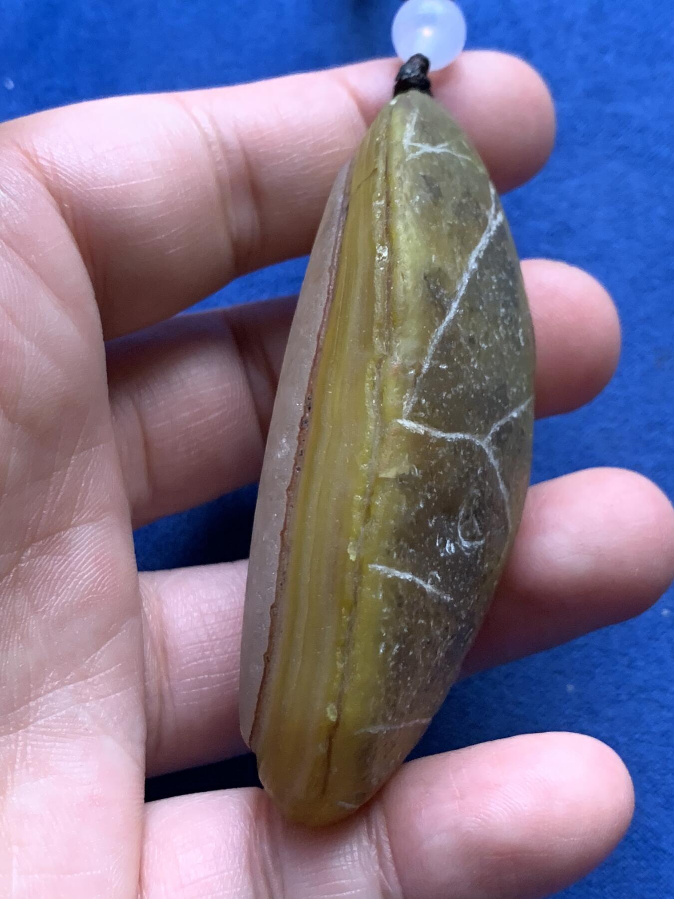 《竞宝斋》第435场 周日，周一2场连拍 （全场包邮） 龟背玛瑙手串和眼睛玛瑙吊坠各一个