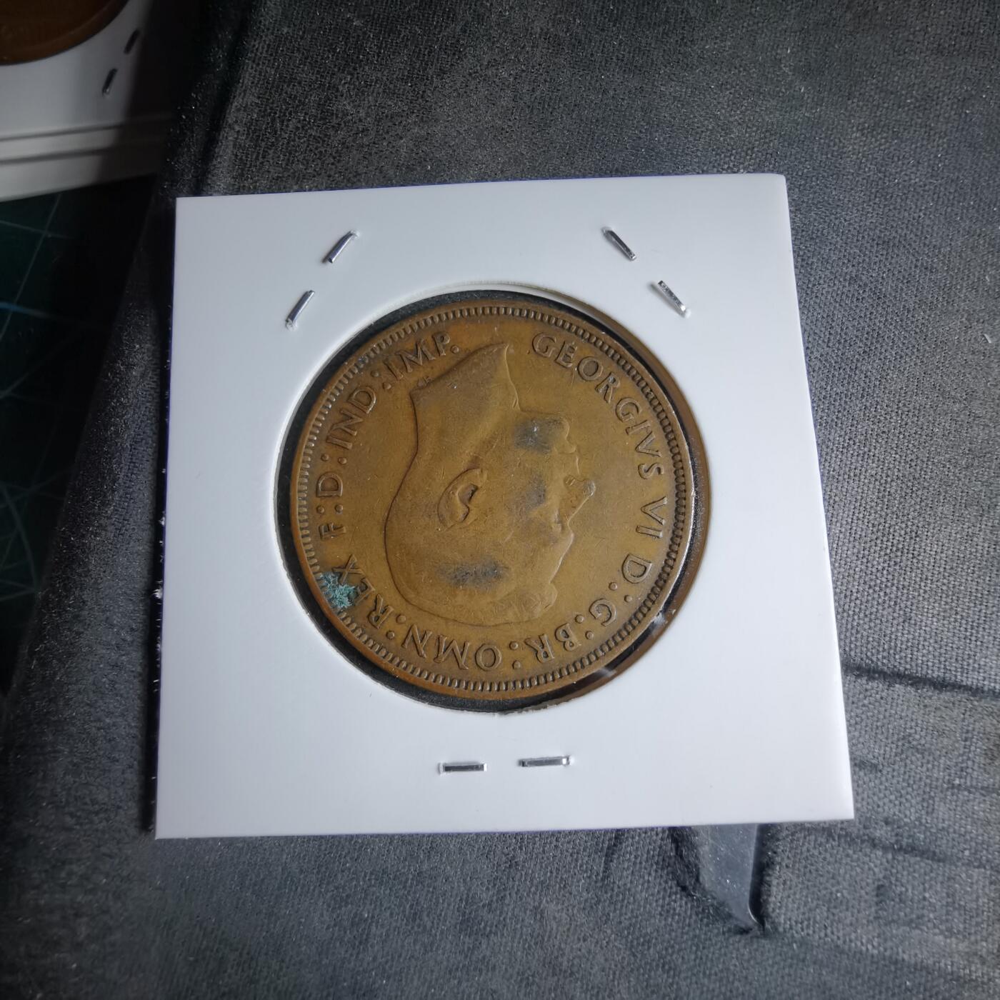 沼泽如烟--第890场 英国1945年1便士