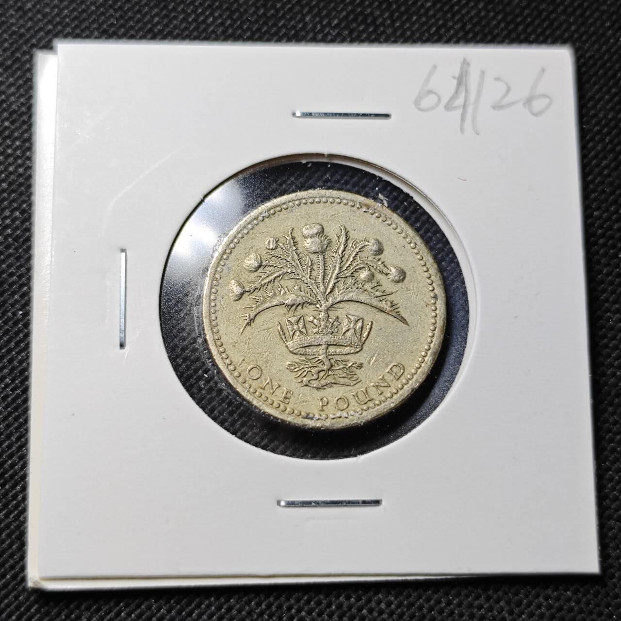 KK钱币收藏小铺  第364场  2月预留时间 周末发货  英国1镑