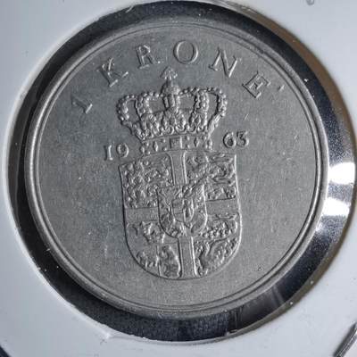 沼泽如烟--第890场 - 丹麦1963年1克朗