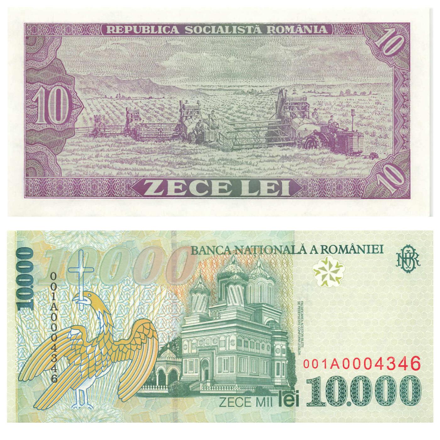 小福收藏拍卖第197期 裸钞场 本期有多张豹子号靓号 百慕大03年50元纪念钞百位号 马来亚和英属婆罗洲开国第一张纸币大冠女王 马来亚 41年1元英王乔六 法属太平洋10000法郎 捷克1000克朗纪念钞千位号  卢森堡 1000法郎  萨尔瓦多样钞 匈牙利 法罗群岛 危地马拉等多国精美纸币 罗马尼亚 1999年 10000列伊 A冠 千位号+ 1966年 10列伊 无47 1组2张 unc