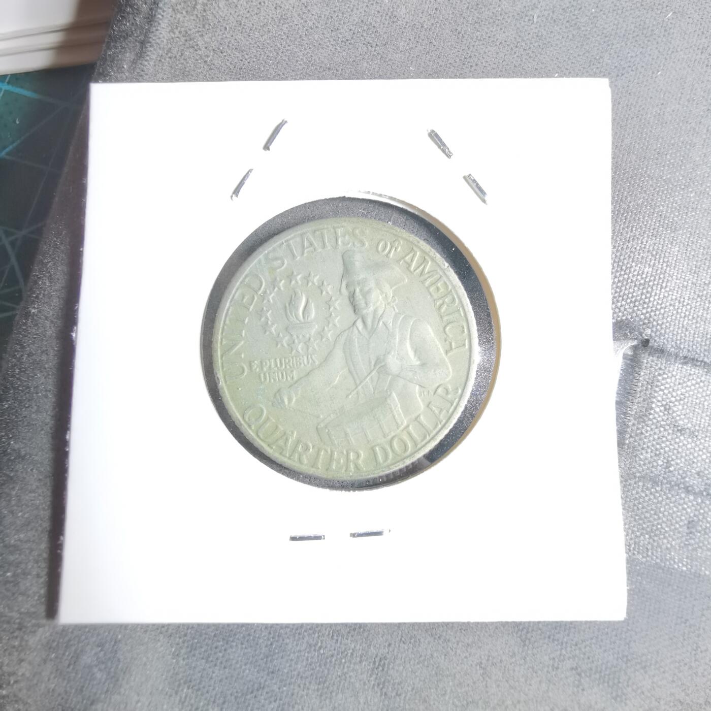 沼泽如烟--第890场 美国1976年25分纪念币