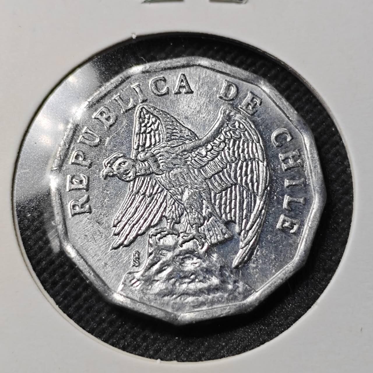 KK钱币收藏小铺  第364场  2月预留时间 周末发货  1979智利10分