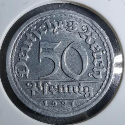 沼泽如烟--第891场 - 德国1921年50芬尼