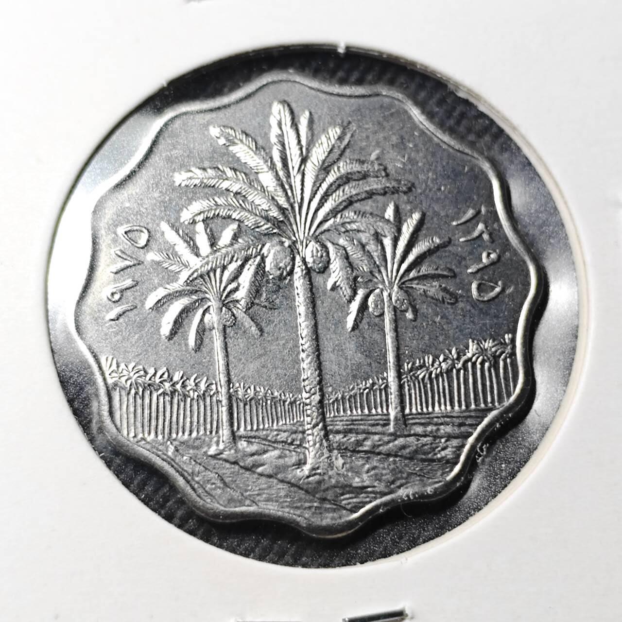 KK钱币收藏小铺  第364场  2月预留时间 周末发货  伊拉克10费尔纪念币