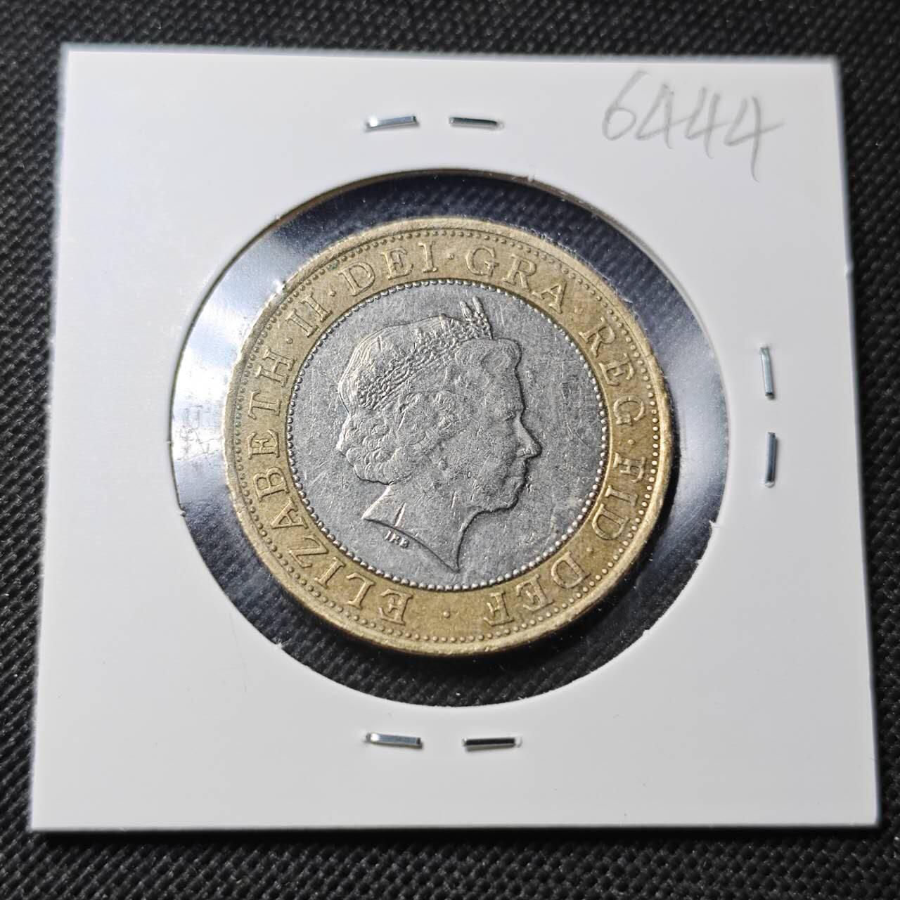 KK钱币收藏小铺  第364场  2月预留时间 周末发货  英国2镑纪念币