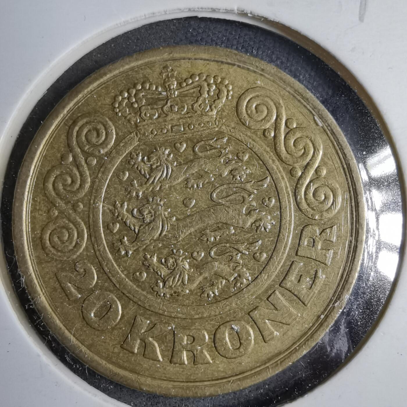 沼泽如烟--第890场 丹麦1990年20克朗