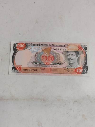 外币 - 全新5000尼加拉瓜
