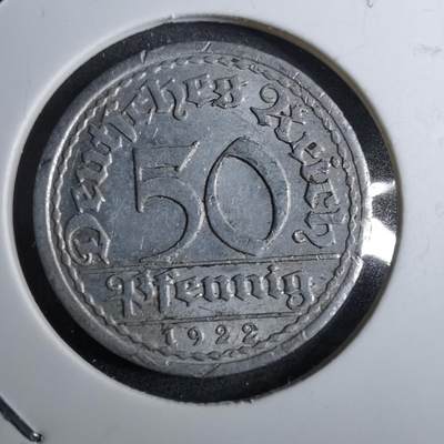 沼泽如烟--第891场 - 德国1922年50芬尼