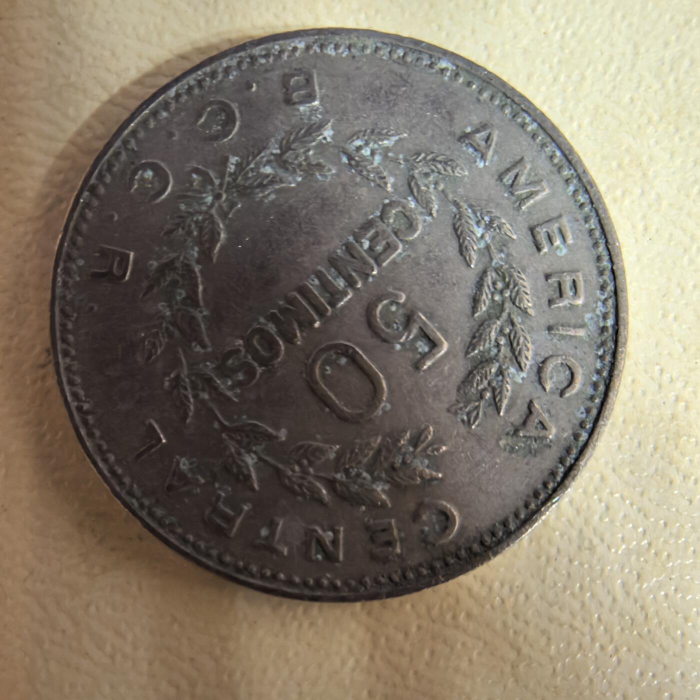 泡泡币外币第二十一场可代拍15038385335微信 1975哥斯达黎加50分。