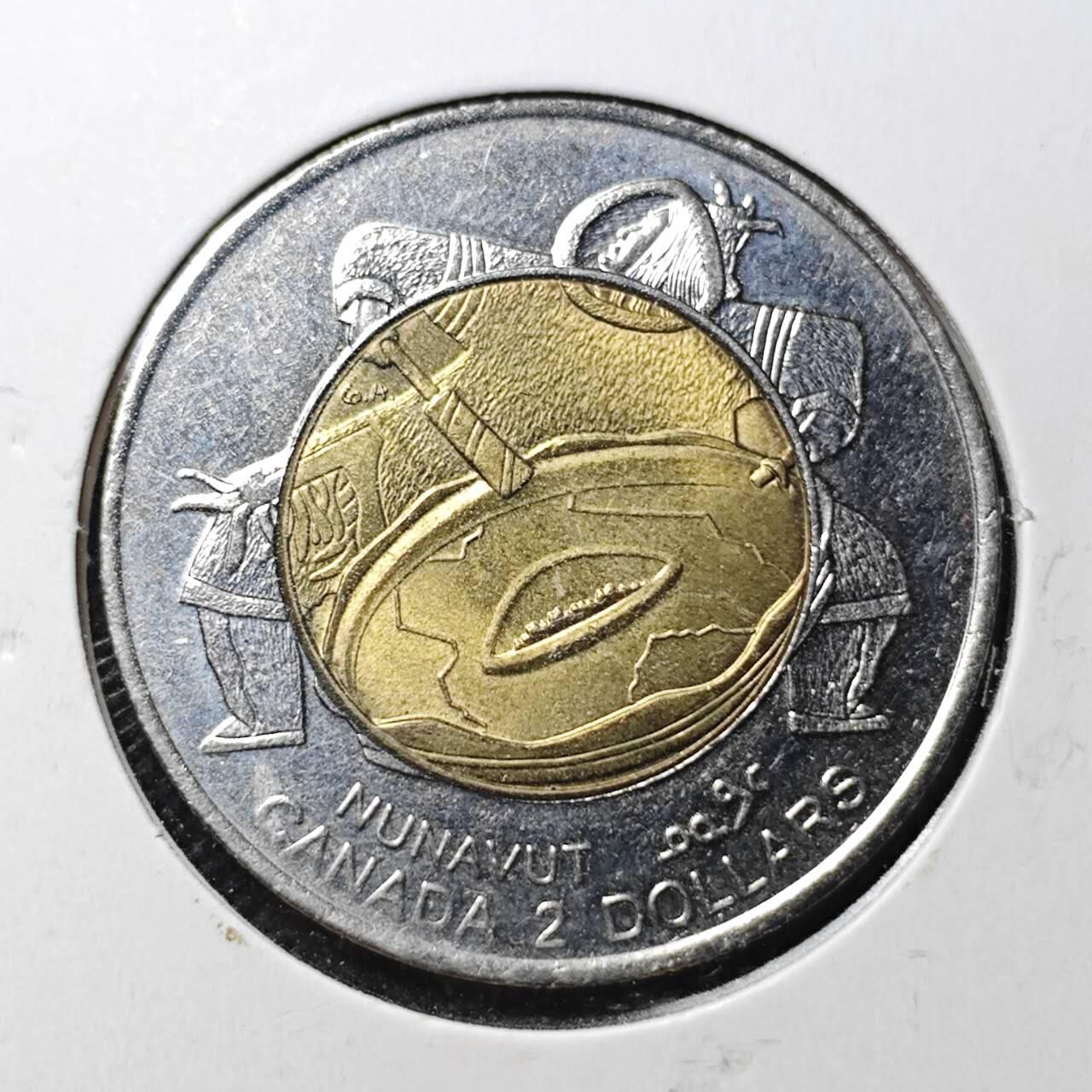 KK钱币收藏小铺  第364场  2月预留时间 周末发货  加拿大2元纪念币