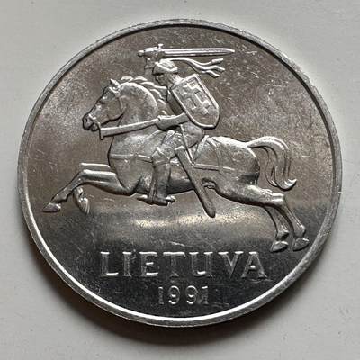 🌹外币初藏🌹🐯2025年第123场  每周二四六晚8️⃣点 接代拍 - 立陶宛1991年五分