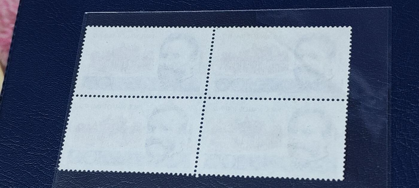 德国邮票专场，都是四方联人物题材