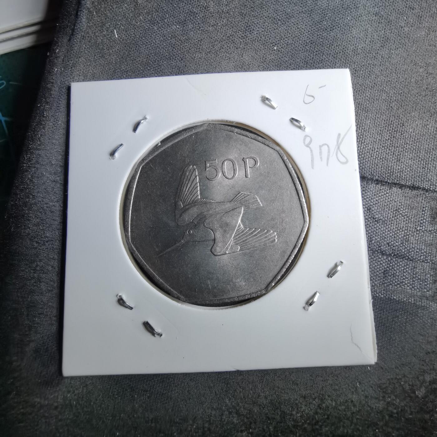 沼泽如烟--第891场 爱尔兰1997年50便士