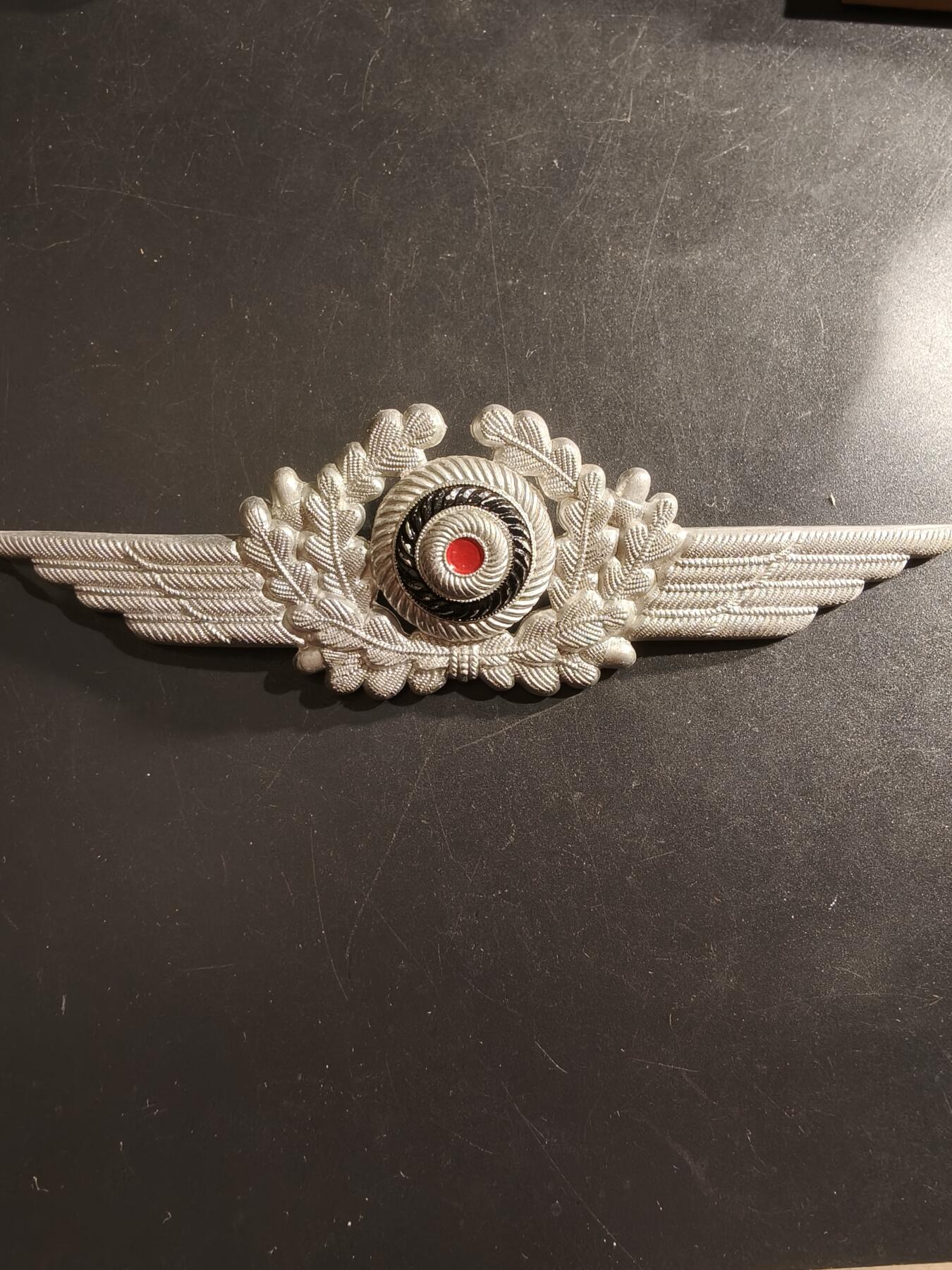 老王徽章第161期 德三空军飞行员金属帽徽