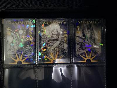 粤A卡牌第24期（1月4日22:00截拍） 【套卡】圣斗士卡尔德39周年LC/玄色斗士（12张）TK-62