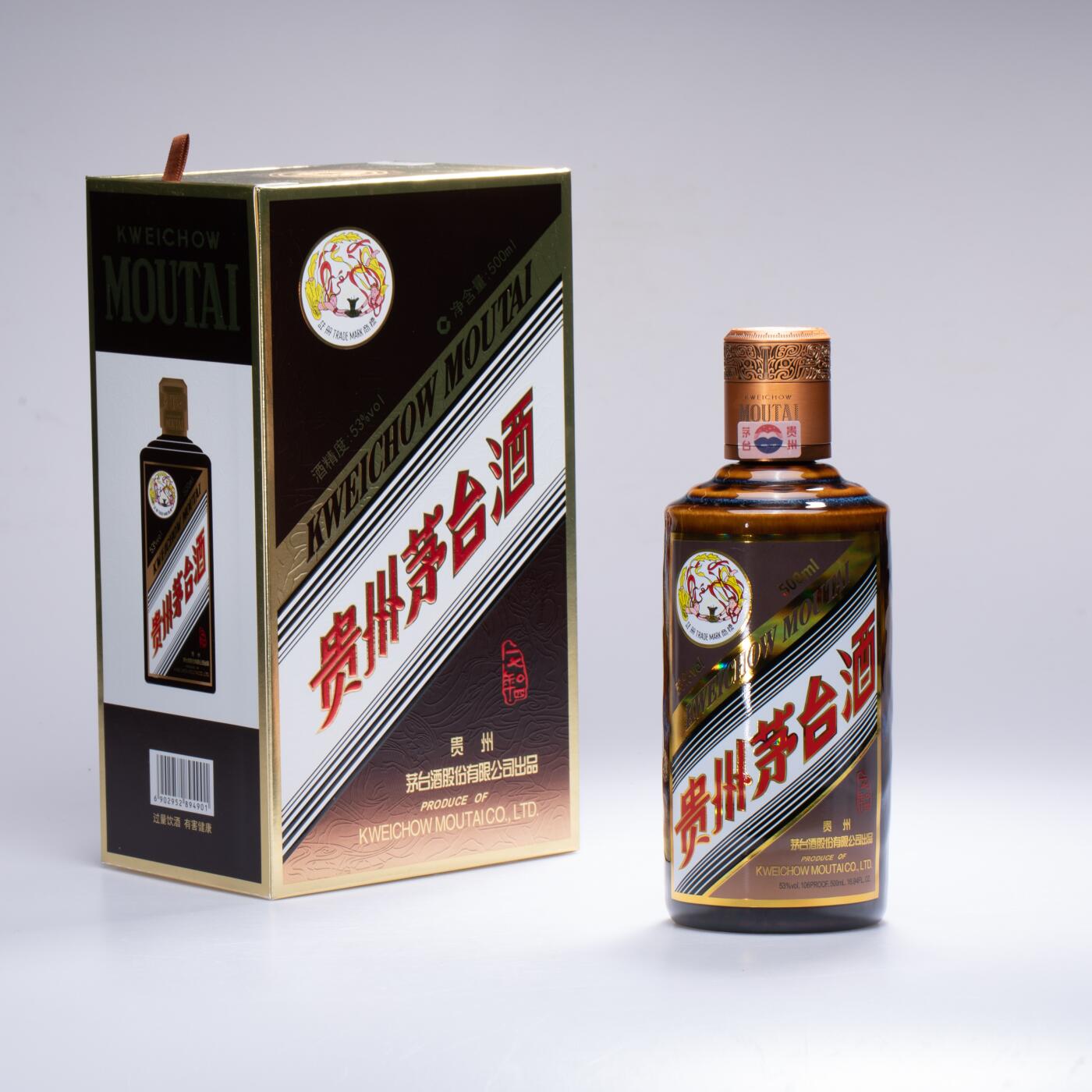 日本大阪雅和auction 2025金秋競賣會第一期 貴州茅台彩釉珍品 尺寸:酒精度：53%
容量：500ml