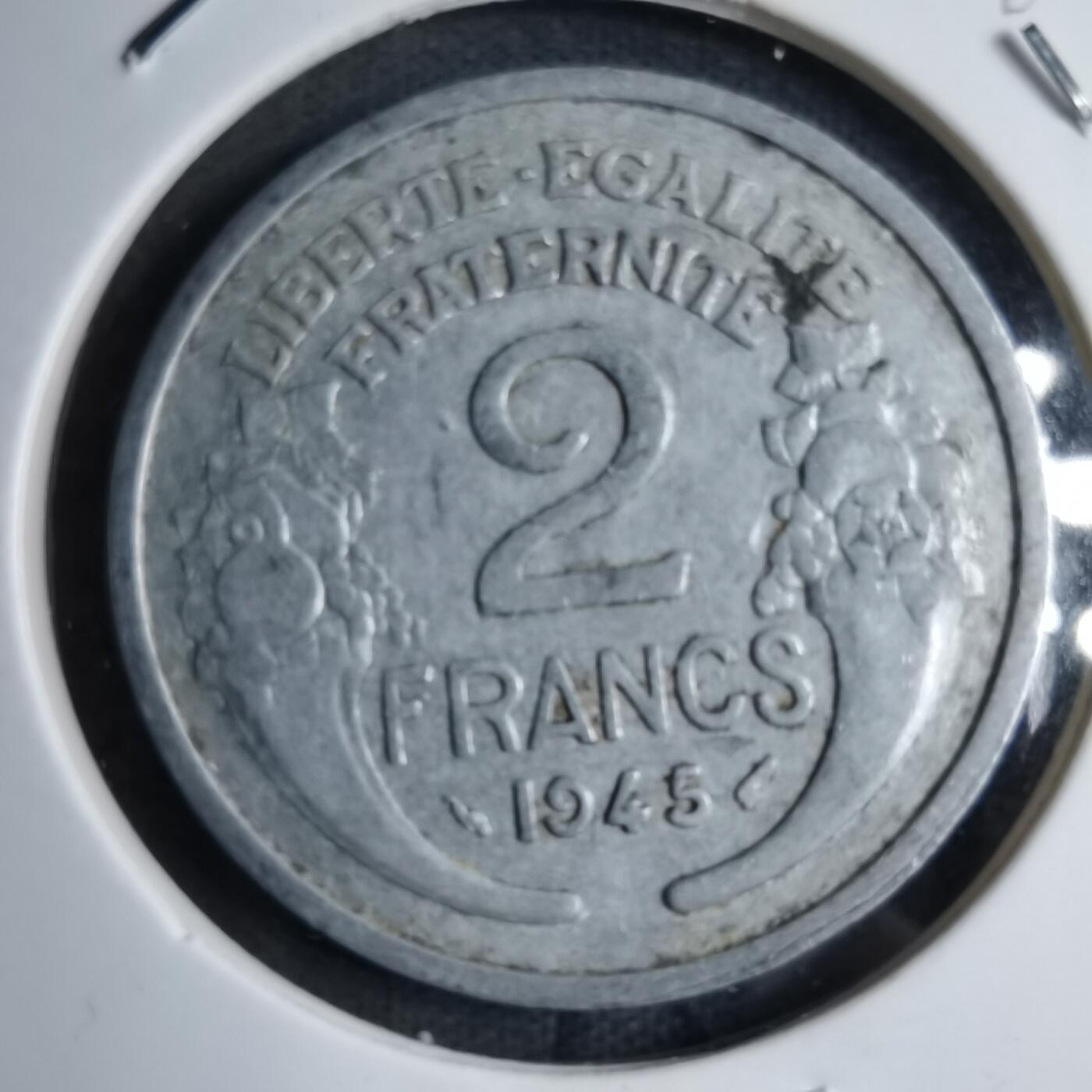 沼泽如烟--第890场 法国1945年2法郎