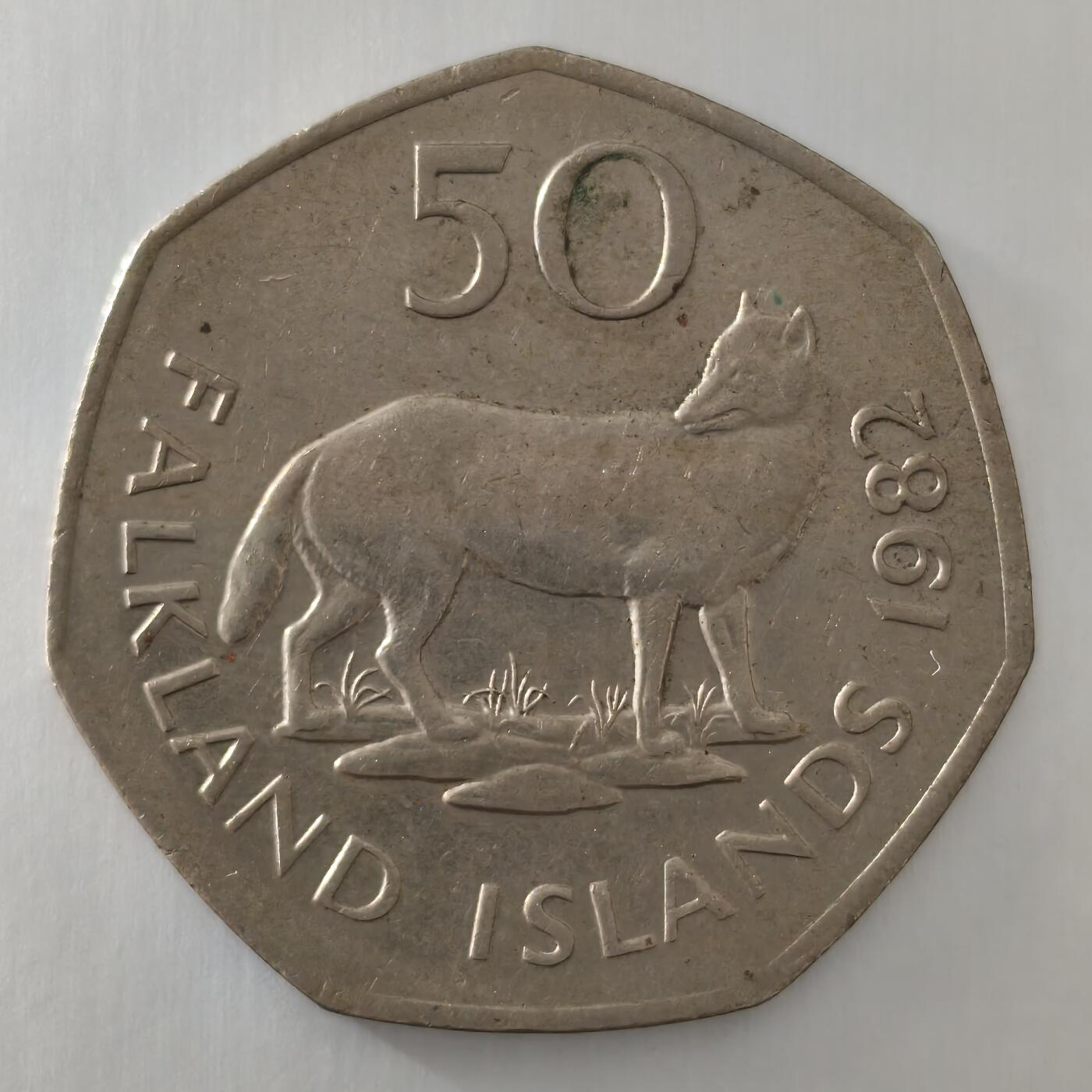 老蟹的宝藏🏴‍☠️ III 福克兰群岛1982年50便士