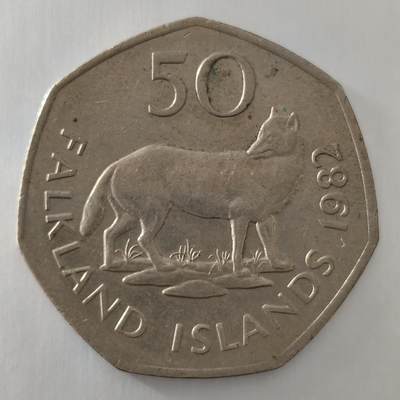老蟹的宝藏🏴‍☠️ III - 福克兰群岛1982年50便士