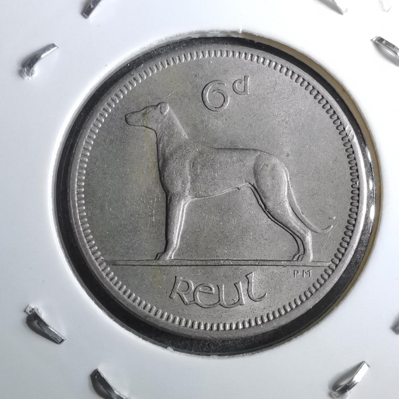 沼泽如烟--第891场 爱尔兰1967年6便士