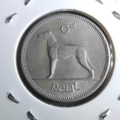 沼泽如烟--第891场 - 爱尔兰1967年6便士