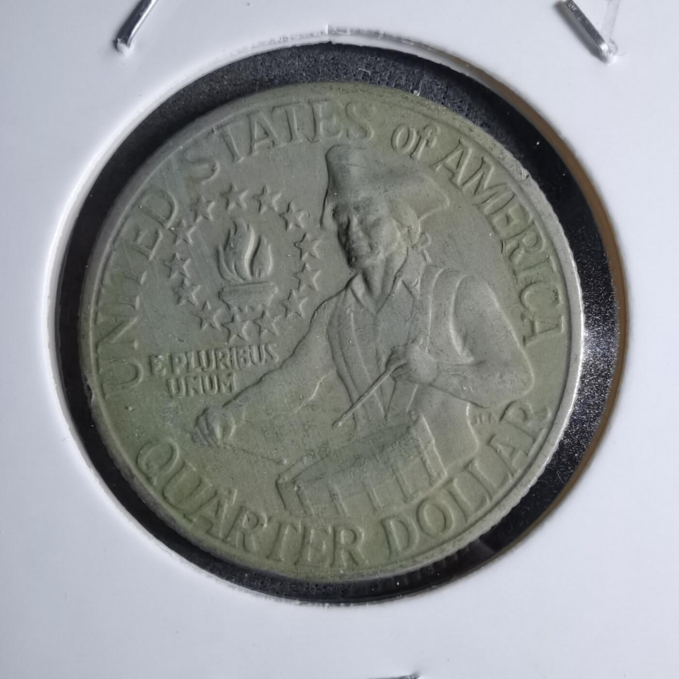 沼泽如烟--第890场 美国1976年25分纪念币