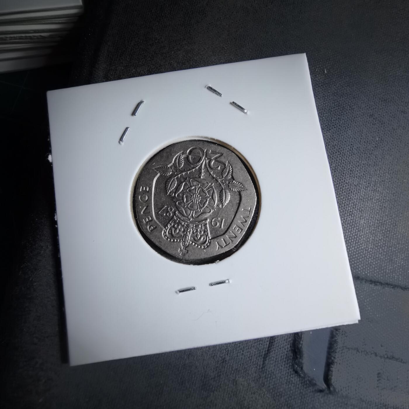 沼泽如烟--第890场 英国1987年20便士