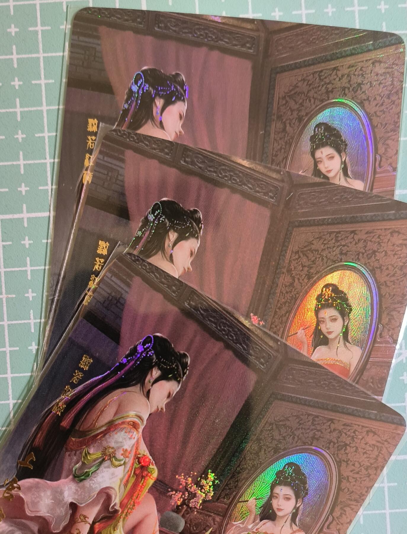 C先生卡牌 第15期 元集纪·刷子签·罐儿签·毒瘤签(持续收拍品中...) 【彩闪】卡颜月色《风雅颂》上官婉儿 三渐变(第三张艺术)