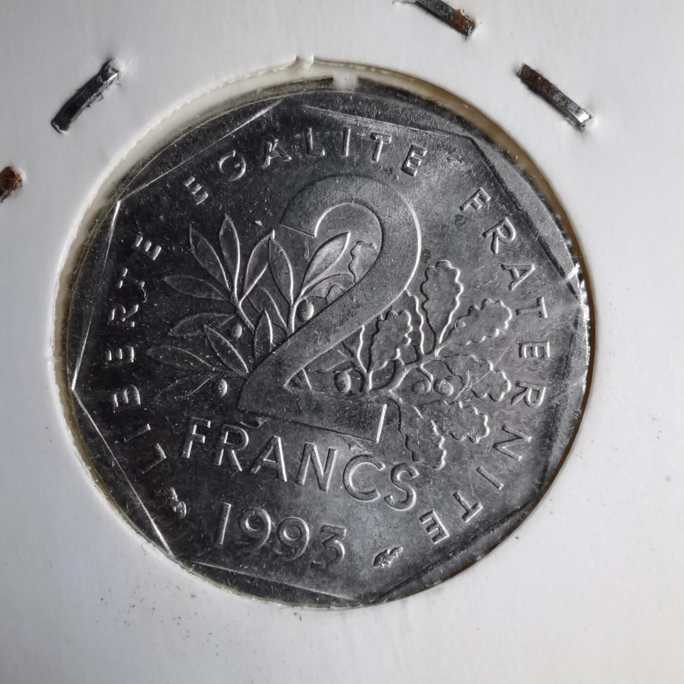 沼泽如烟--第890场 法国1993年2法郎