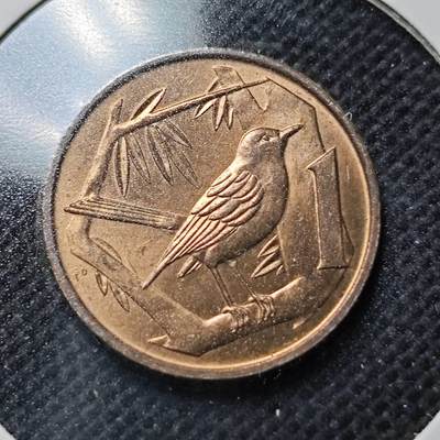 KK钱币收藏小铺  第364场  2月预留时间 周末发货 -  开曼群岛1分 好品铜币