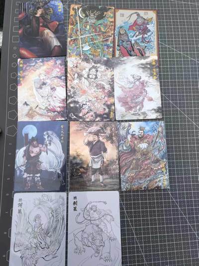 龙虎卡牌第六二场 百里霸场 （无佣金，周六结拍，欢迎送拍） - 杂卡11张 玄卡阁三国 粗闪4张+范特卡春芳西游普卡3张等