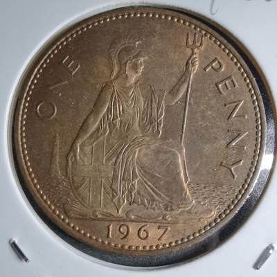 沼泽如烟--第890场 - 英国1967年1便士