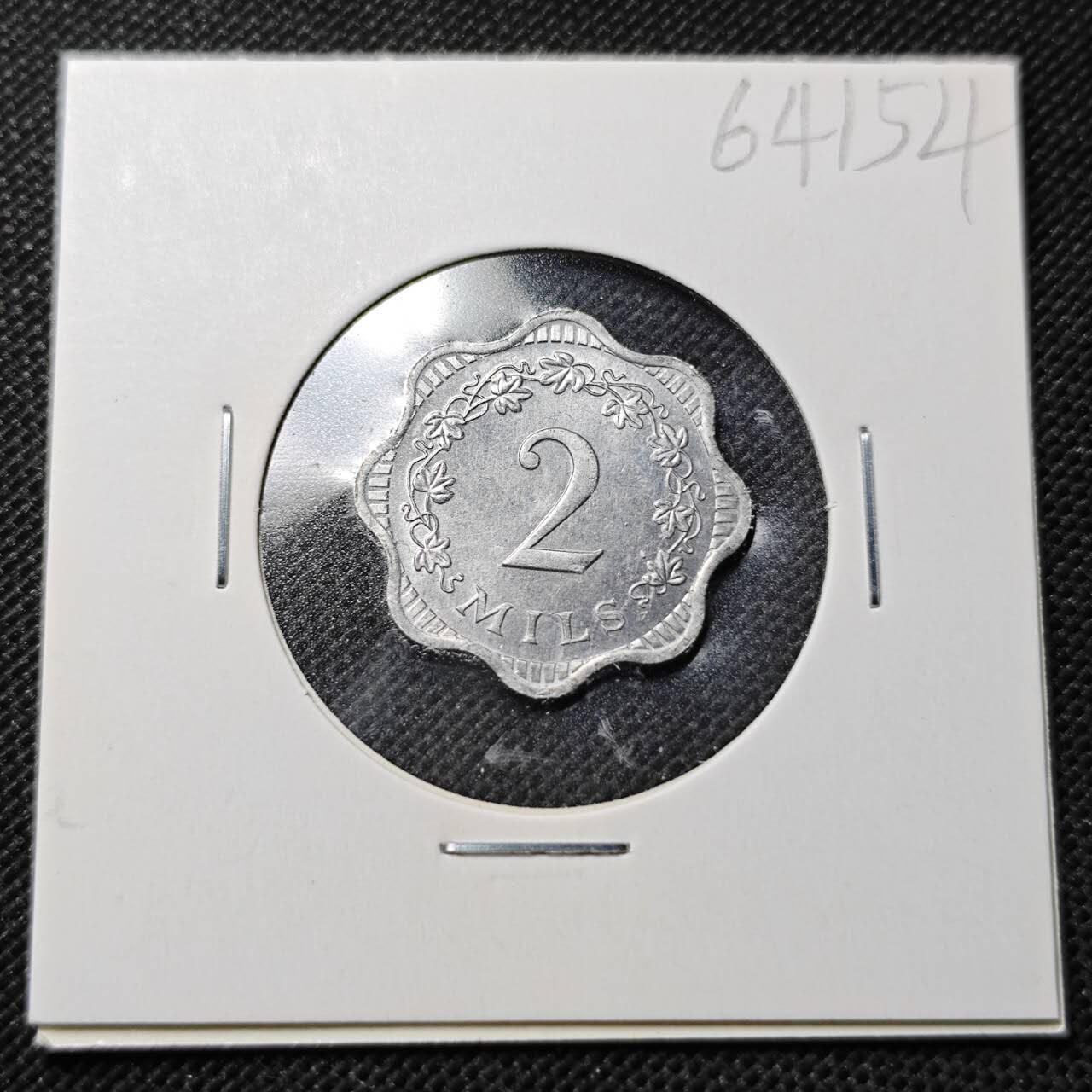 KK钱币收藏小铺  第364场  2月预留时间 周末发货  马耳他2米尔