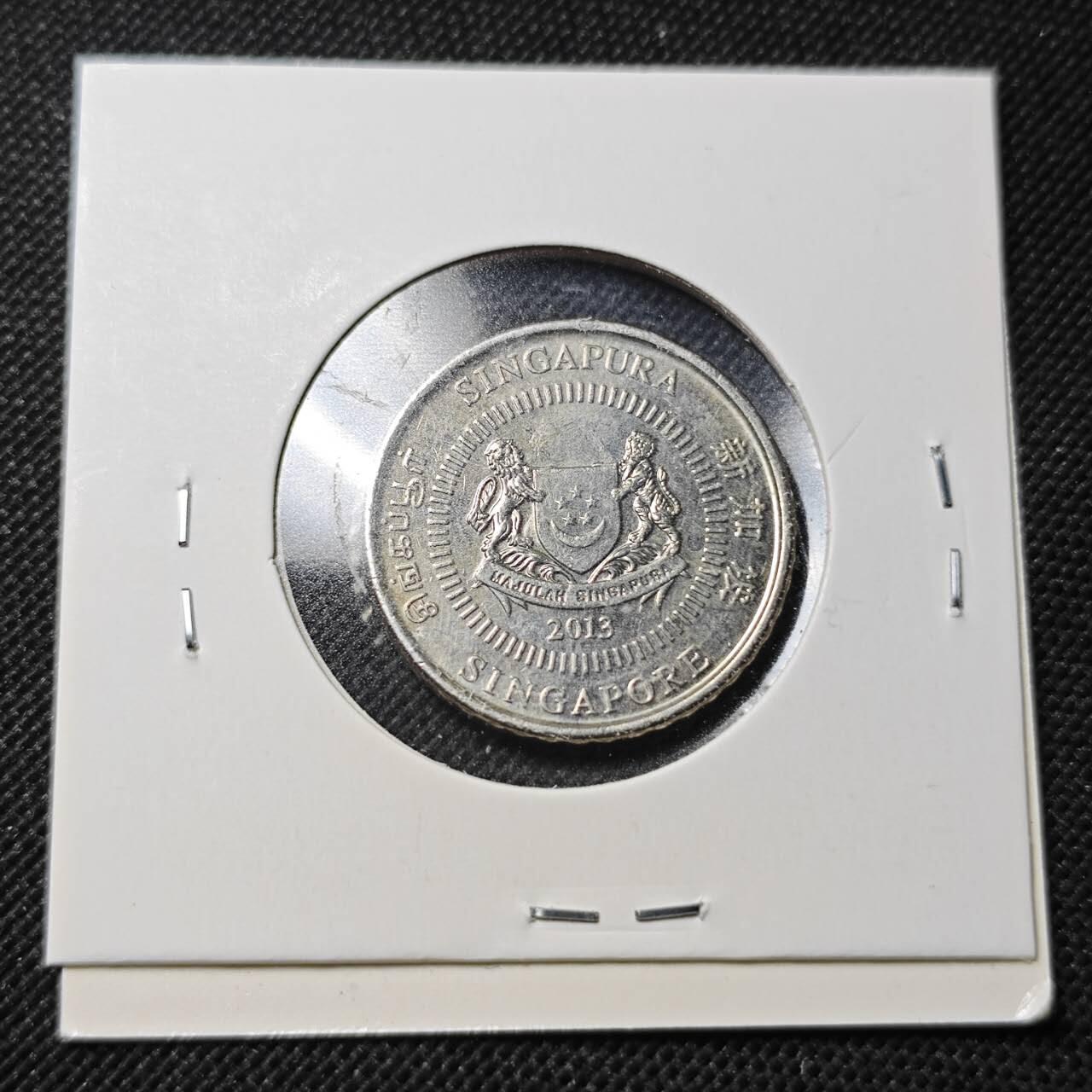 KK钱币收藏小铺  第364场  2月预留时间 周末发货  新加坡50分