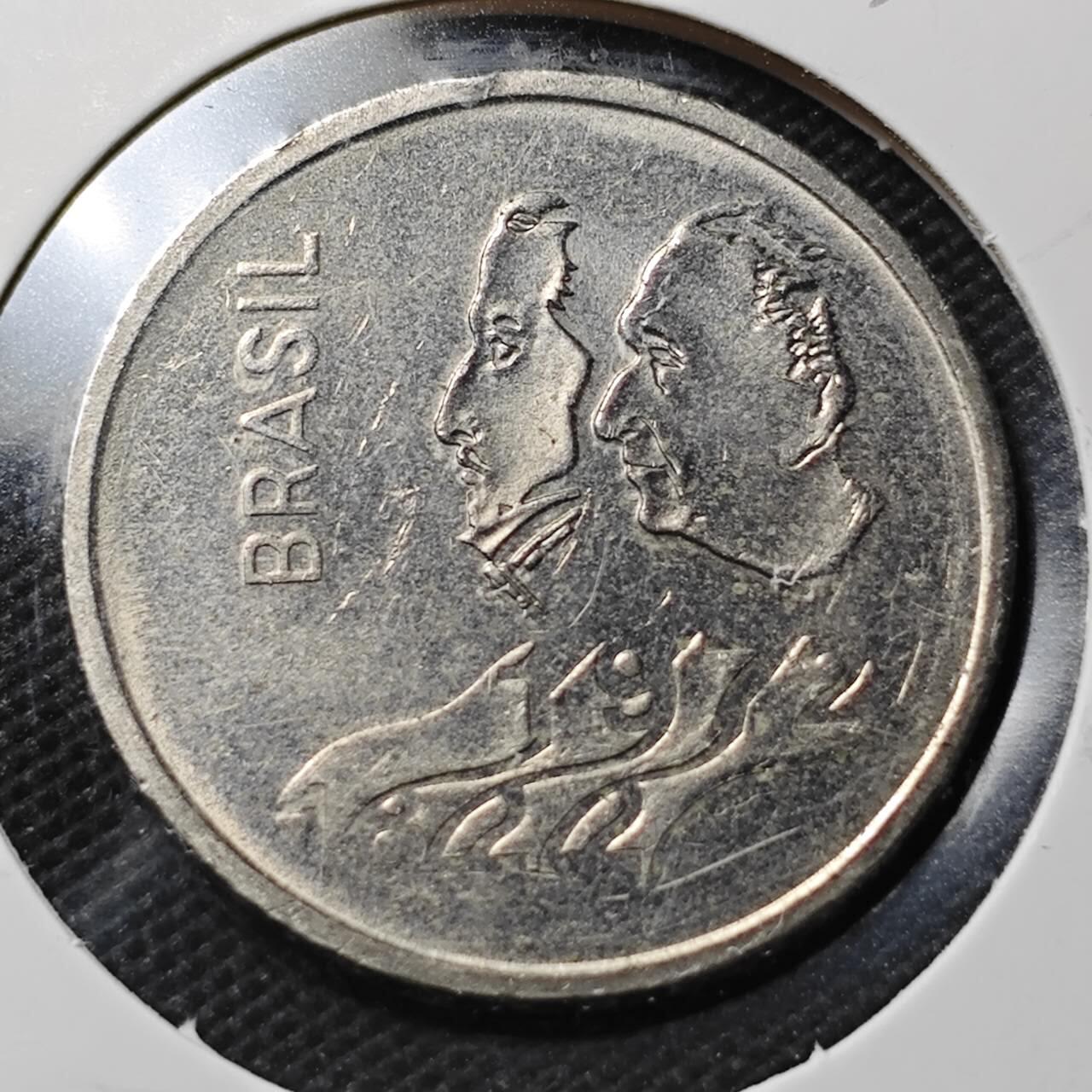 KK钱币收藏小铺  第363场  2月预留时间 周末发货  巴西1克鲁塞罗纪念币