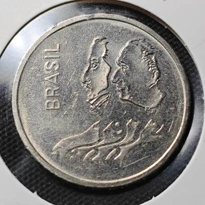 KK钱币收藏小铺  第363场  2月预留时间 周末发货 -  巴西1克鲁塞罗纪念币