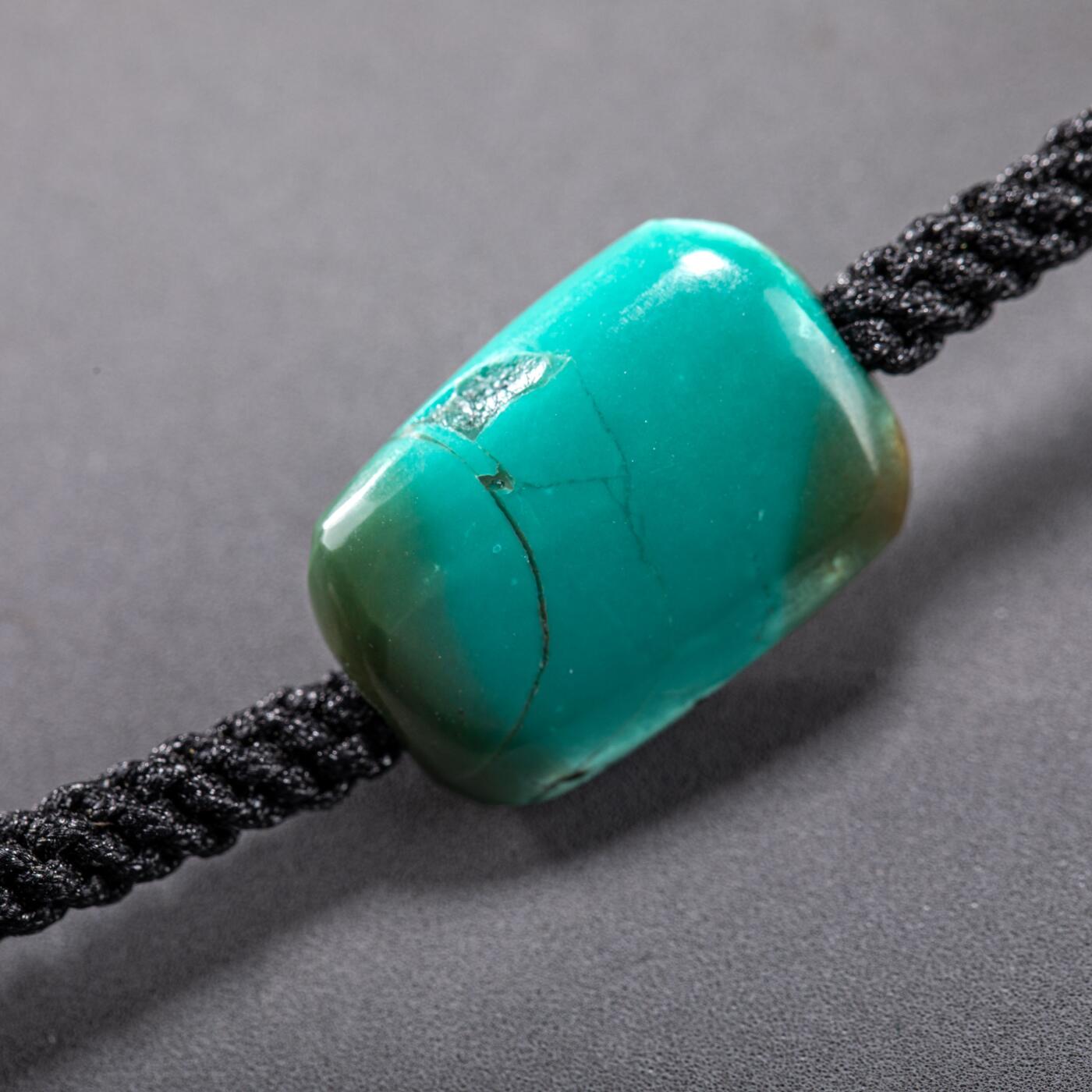 日本大阪雅和auction 2025金秋競賣會第一期 西亞蜜蠟筒珠掛飾32.6g 尺寸:L:34cm