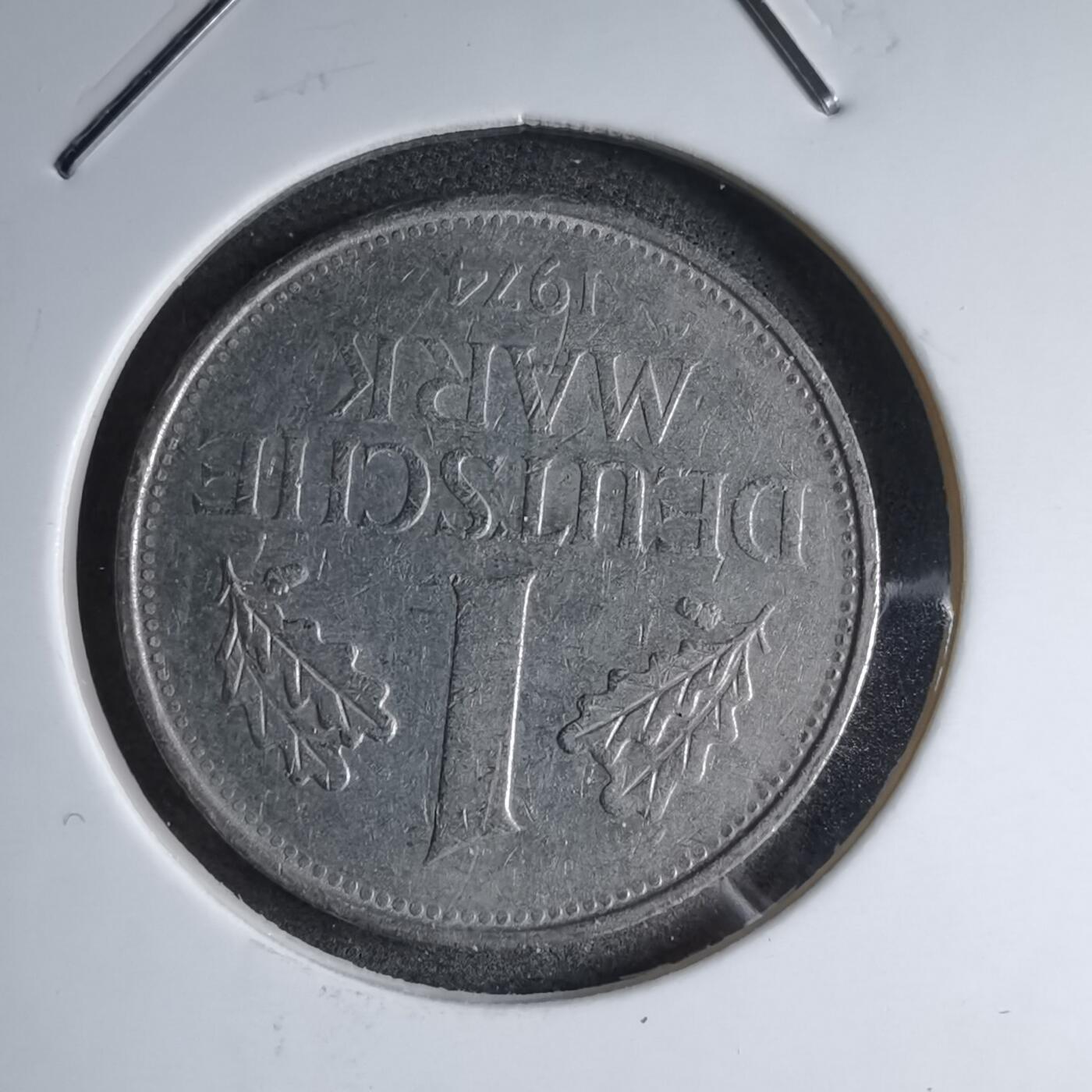 沼泽如烟--第890场 德国1974年1马克