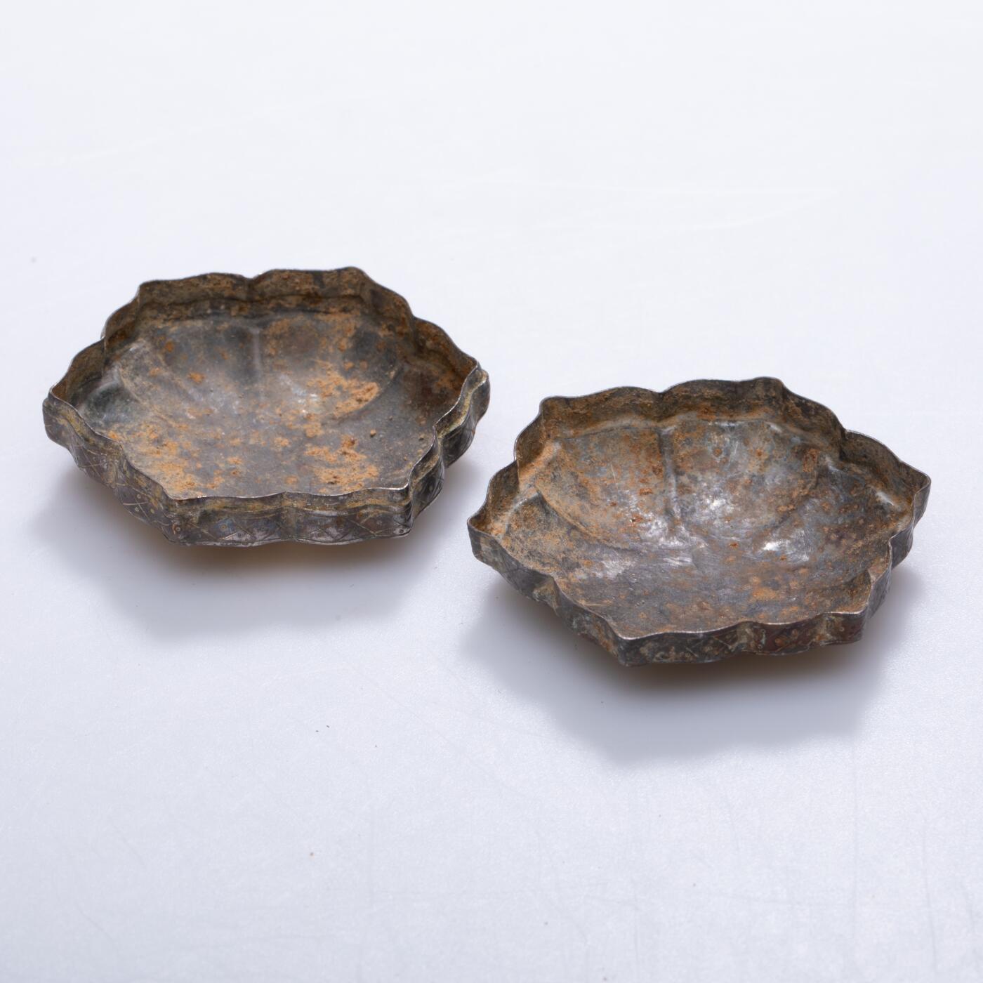 日本大阪雅和auction 2025金秋競賣會第一期 唐 鎏金六角粉盒 尺寸:W:4.5 H:2cm