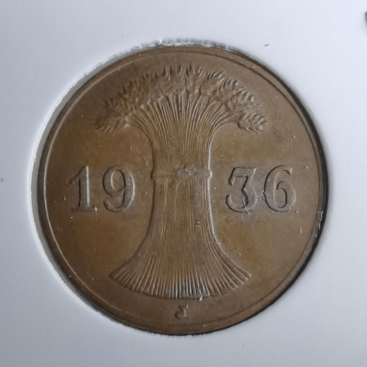 沼泽如烟--第891场 德国1936年1芬尼