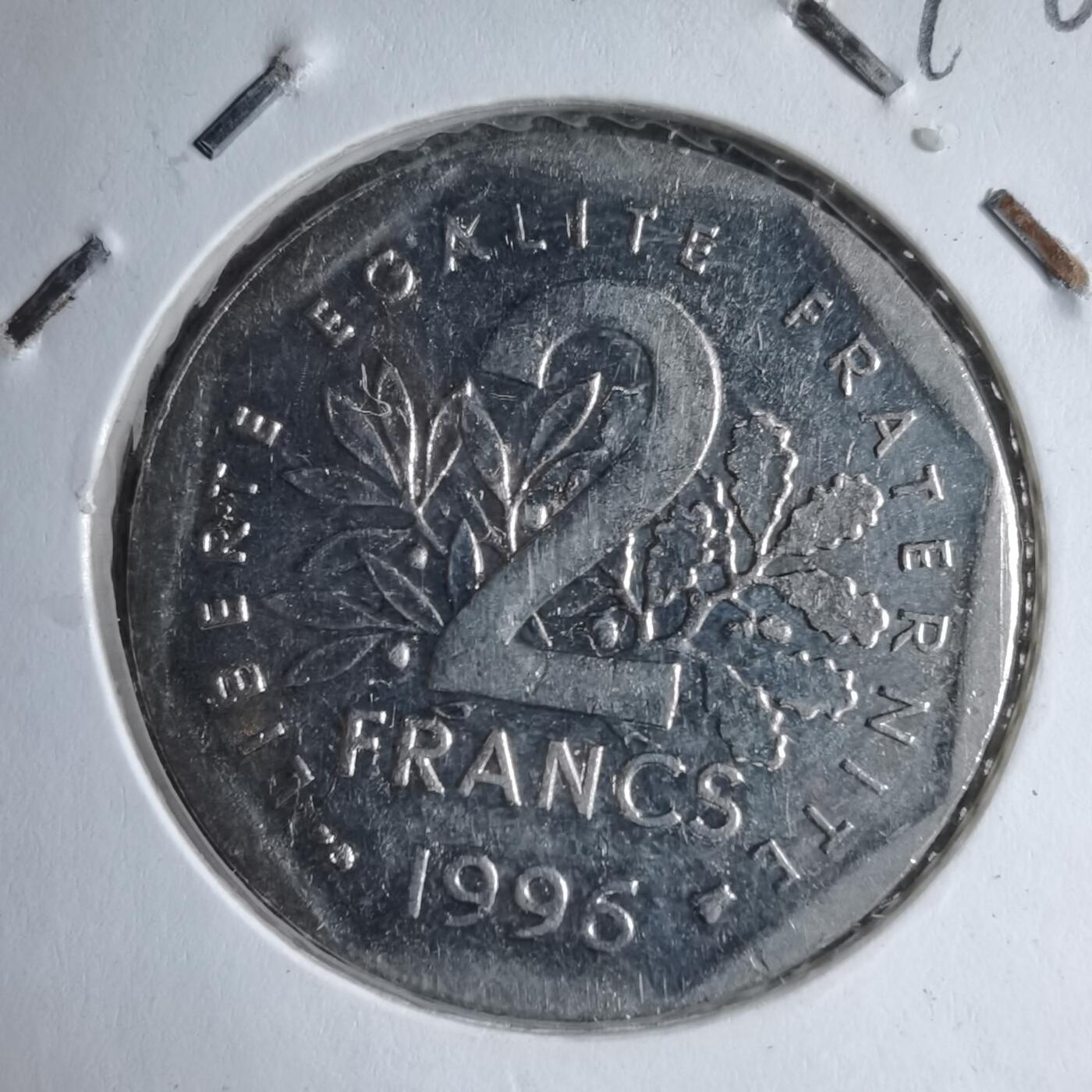 沼泽如烟--第890场 法国1996年2法郎