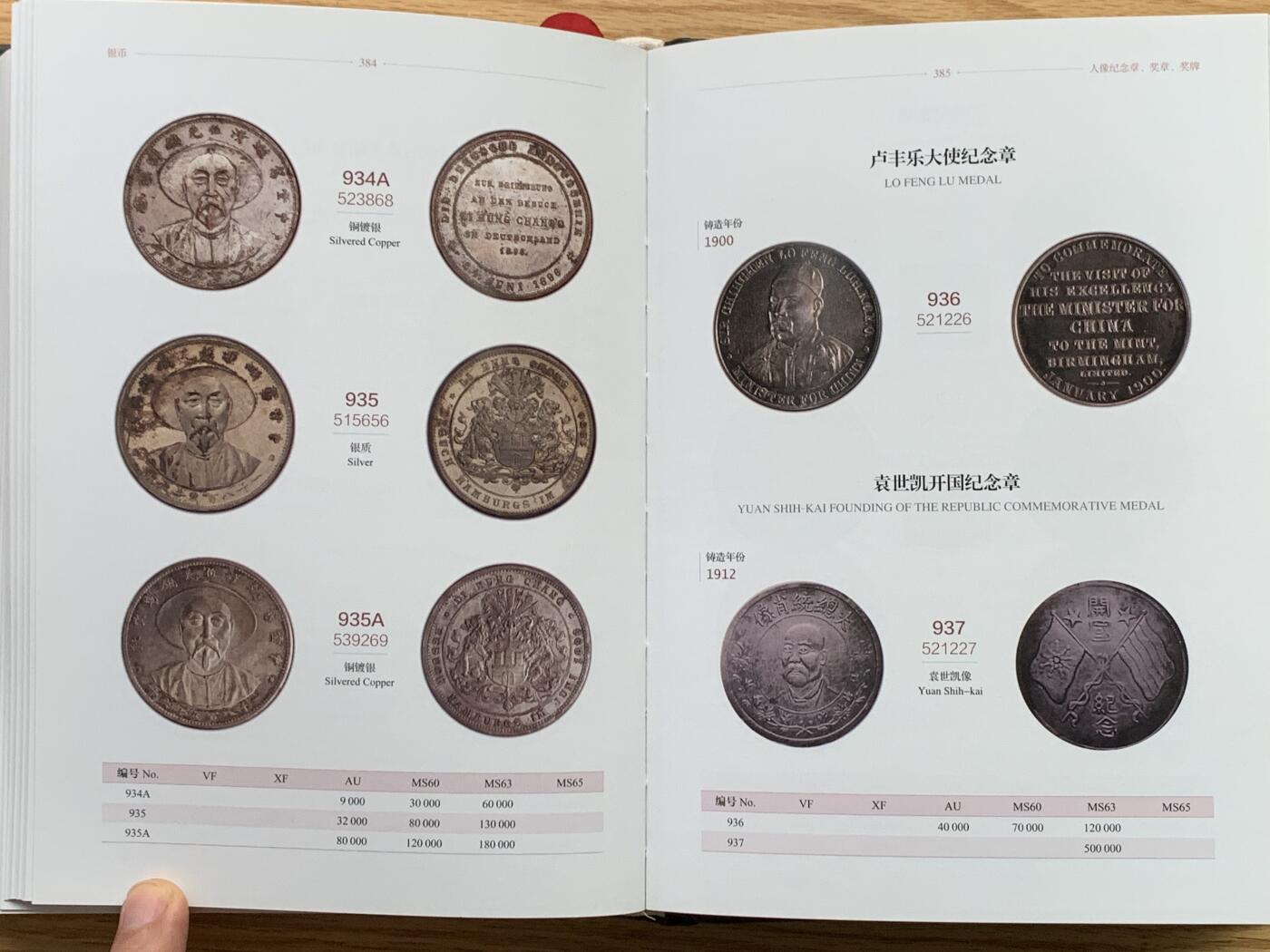 《竞宝斋》第435场 周日，周一2场连拍 （全场包邮） 中国近代机制币金银币目录 精装本 厚达452页 每页都是铜版纸彩印 很不错的工具书 1.1公斤